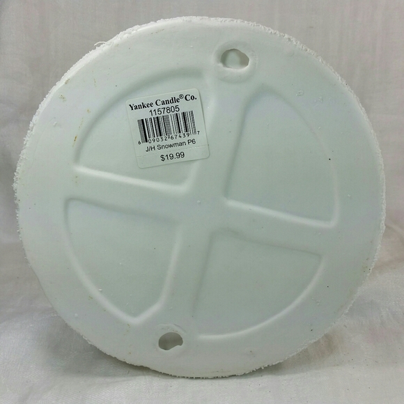 Yankee Candle SNOWMAN Large Jar HOLDER Trees - Picture 8 of 12